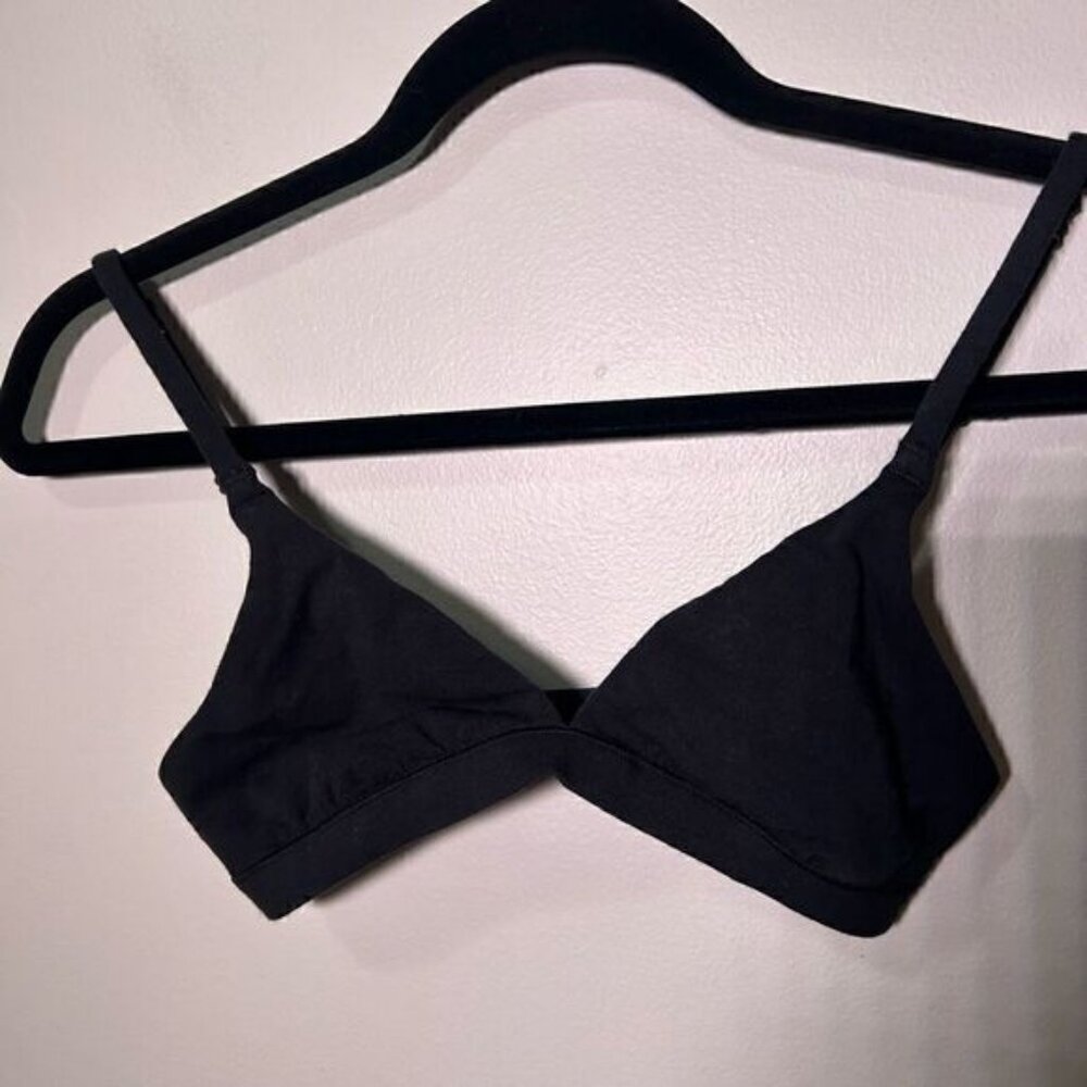 NWOT Skims COTTON JERSEY TRIANGLE BRALETTE XXS - Picture 2 of 5